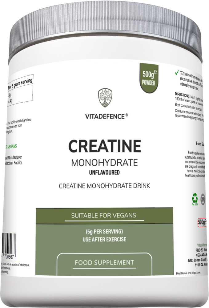 Creatine Monohydrate | Pure Unflavoured Creatine Powder – 500 g - Image 2